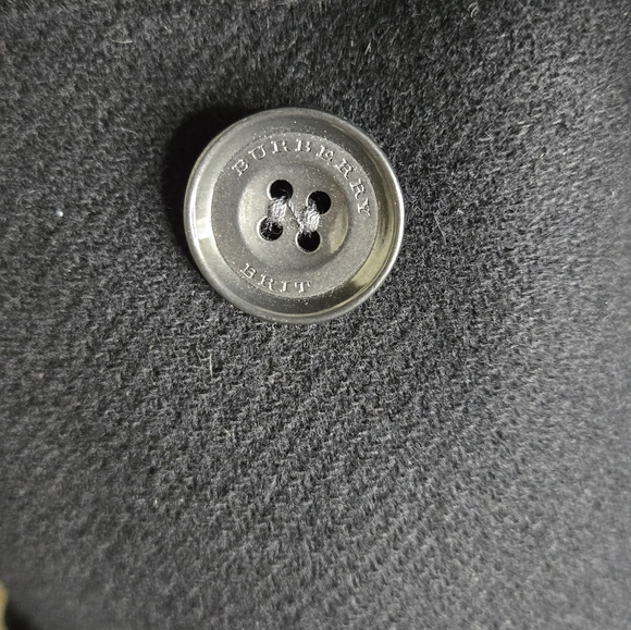 Burberry Brit black wool & cashmere coat size US 2 EXCELLENT condition! - Picture 11 of 12